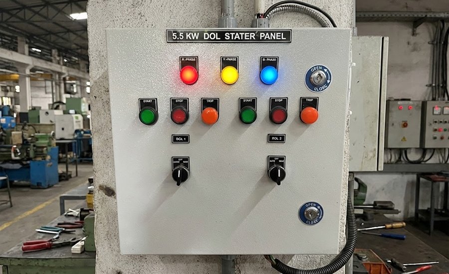 DOL Starter Control Panel